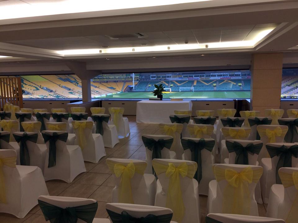 Norwich City Football Club Chair Covers 