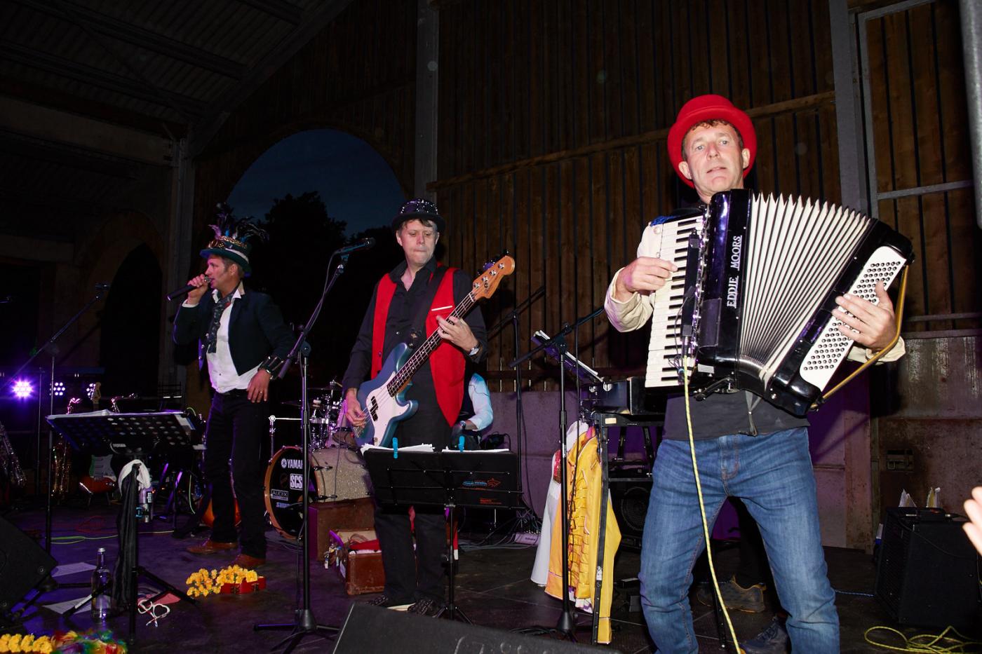 The Curious LITTLE Big Band with accordion player