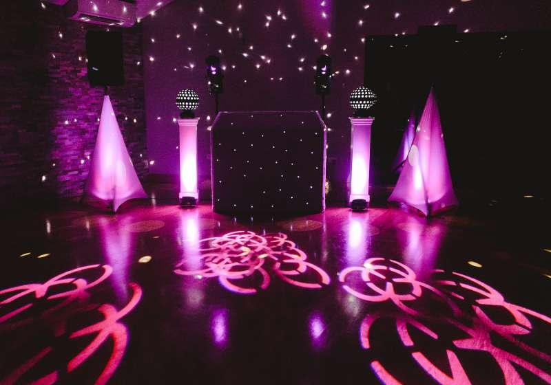 Premium Disco colour washed in magenta at the Boathouse