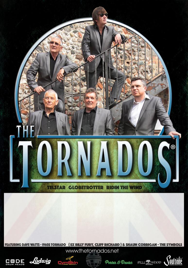 The Tornados Band on stage