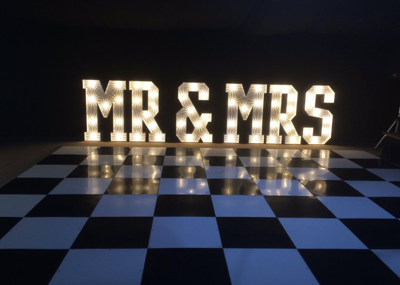 Mr & Mrs Letters at an venue