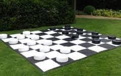 Giant Draughts Set Up
