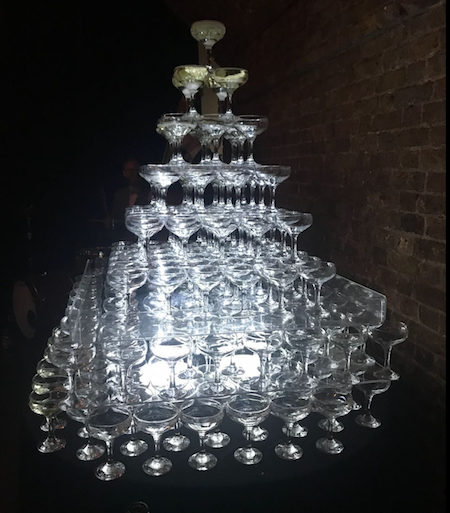 Champagne Tower Hire Colchester