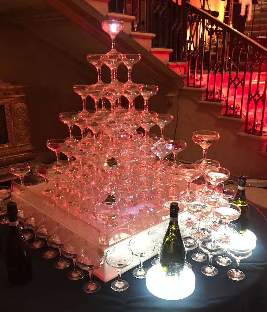 Champagne Tower Great Gatsby Event 