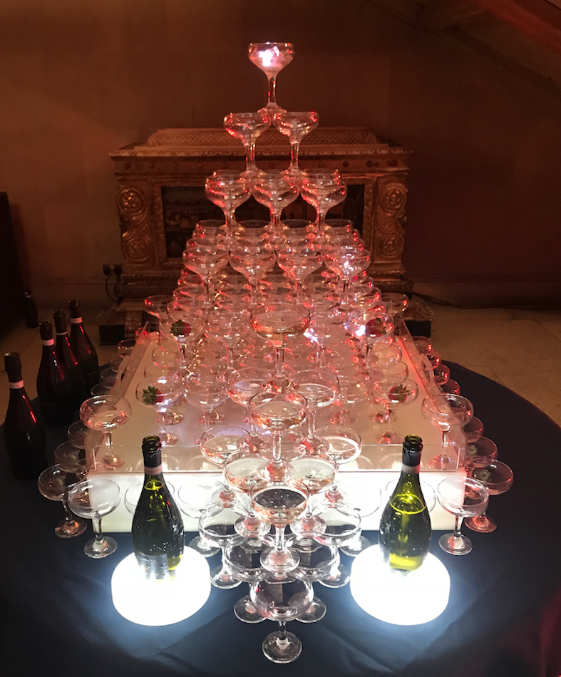 Champagne Tower Hire | Connections Entertainment 