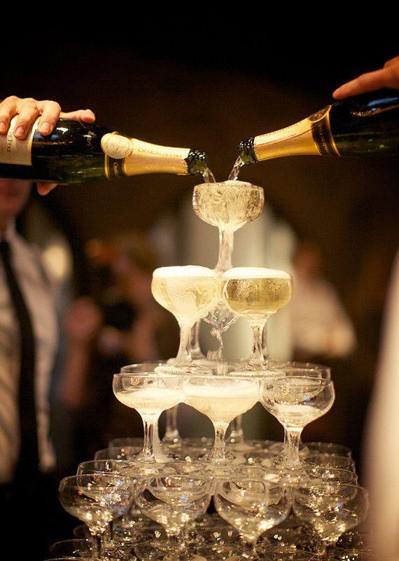 Champagne Tower Hire London 