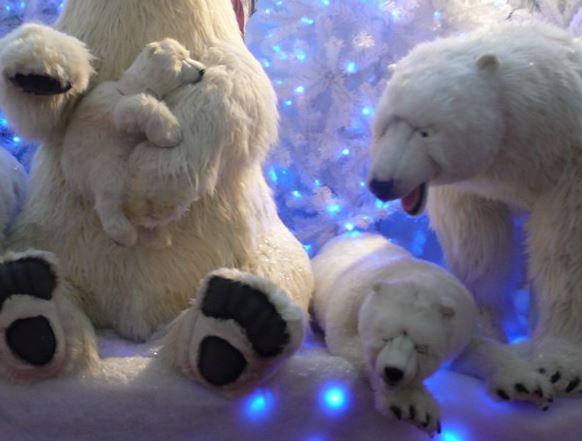Polar bear Christmas decorations