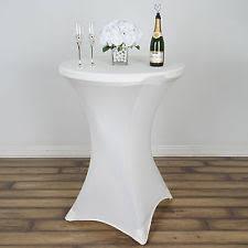 poseur table with white scrim