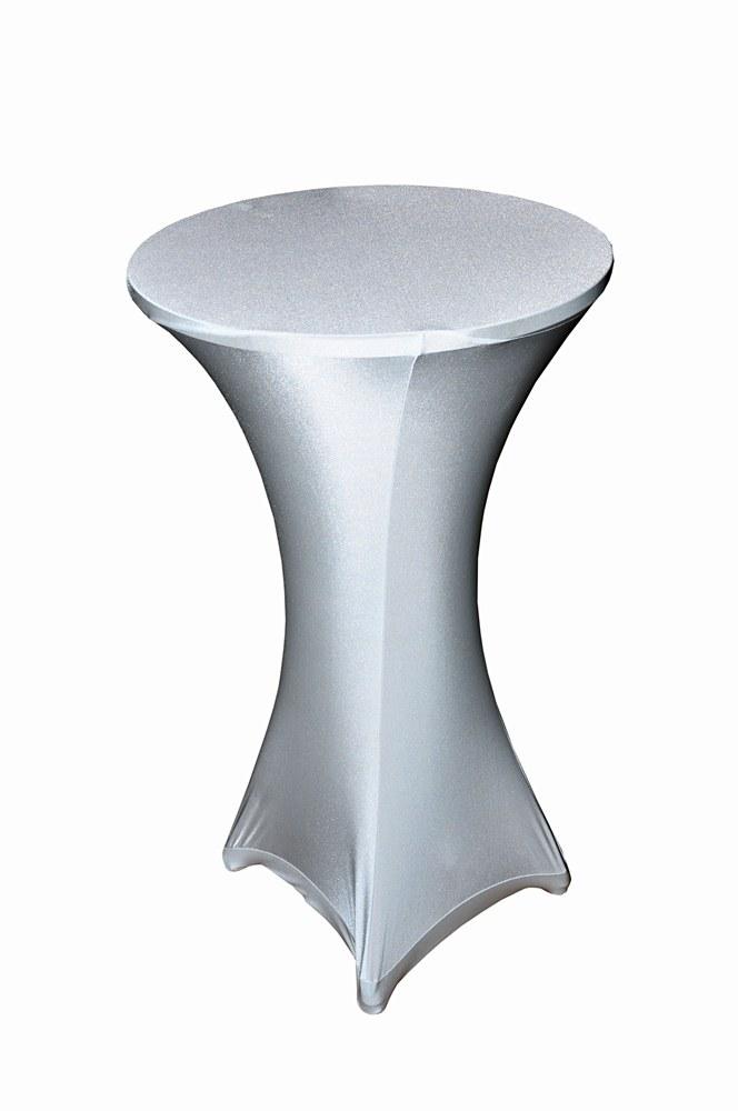 cocktail table with white scrim