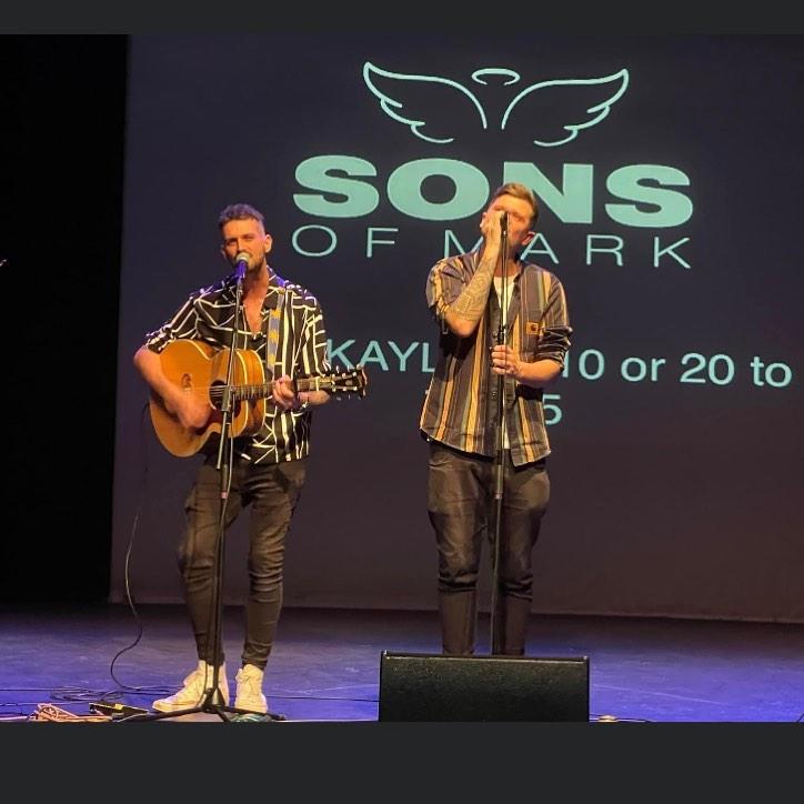 Sons of Mark on stage