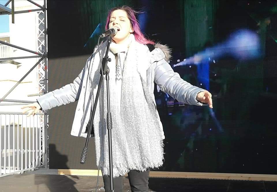 Performing at Milton Keynes winterland 
