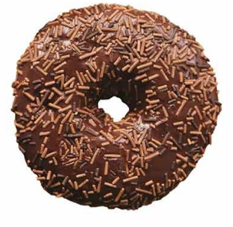 Close Up Of Chocolate Donut