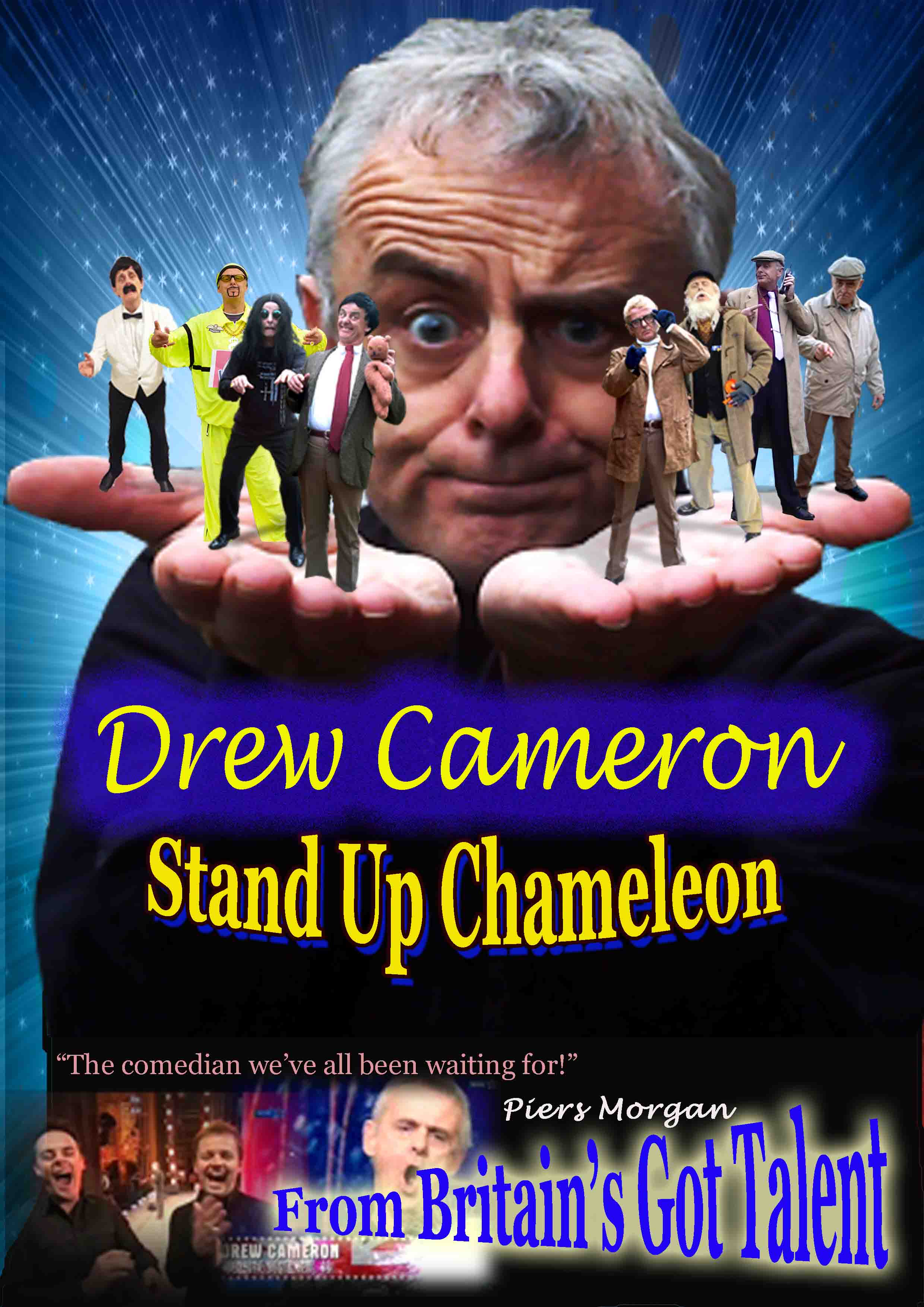 comedy impressionist Drew Cameron