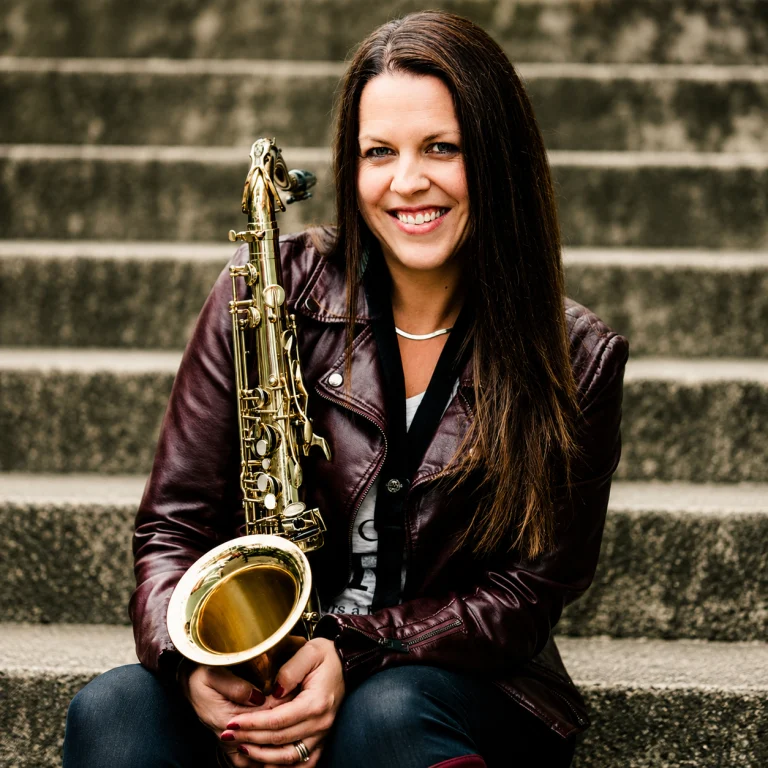 Caron On Sax