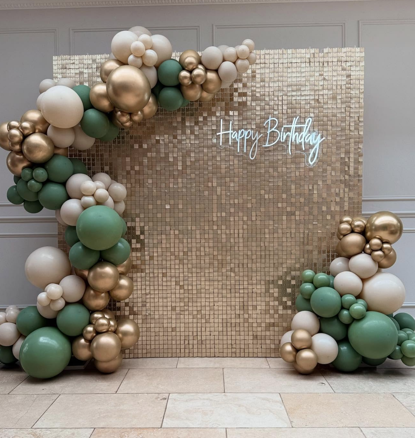 Sequin Shimmer Wall