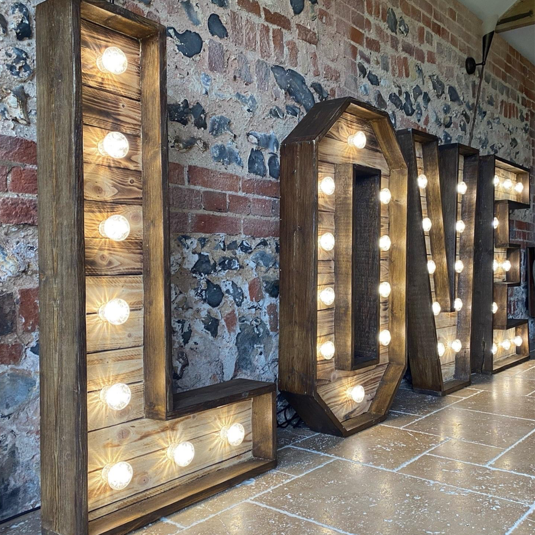 Rustic LOVE Letters