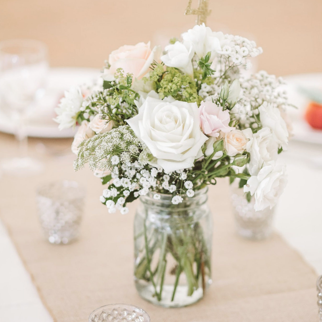 Simple Floral Centrepiece